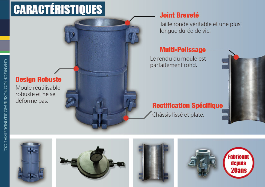 Moule Cylindrique À Béton - Eprouvette À Béton